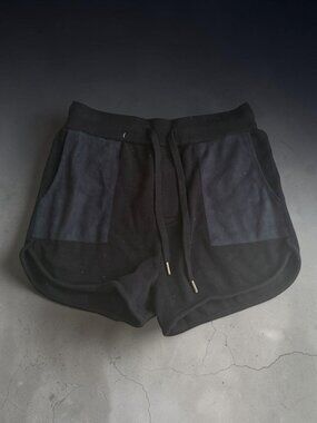 SER.O.YA Black Knit Shorts Size Small Womens